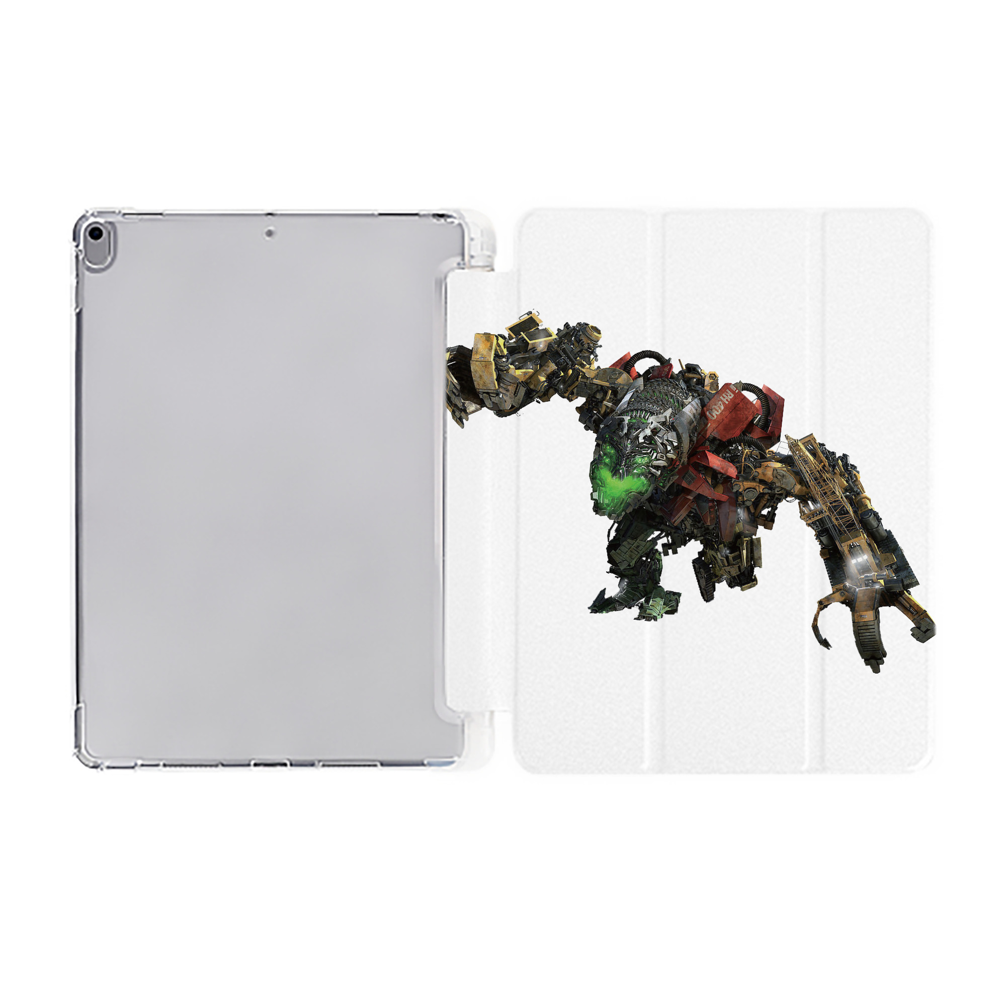 （画像用）  IPad ケース ペン収納付き 三つ折りスタンド PUレザー×シリコン 対応機種9.5/10.5/10.9インチ